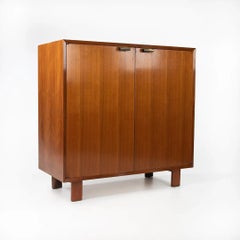 1950 George Nelson Herman Miller Basic Cabinet Series Two Door Cabinet in Walnut