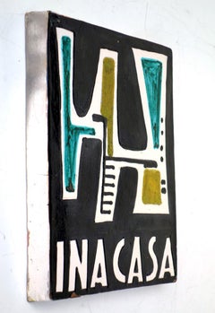 1950 Guerrino Tramonti INA CASA Cerámica Italiana Arte MidCentury Archi