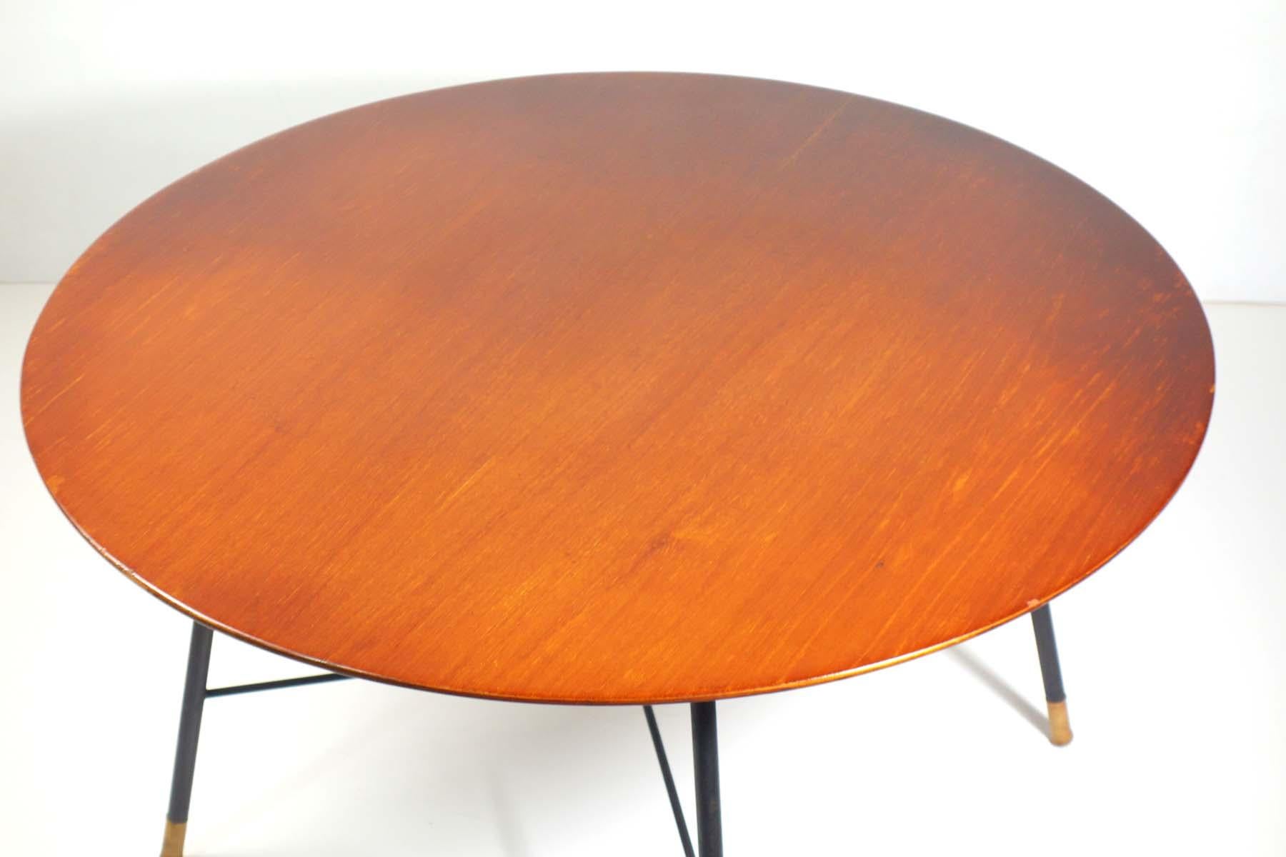 Italian 1950 Ico Parisi Cassina Table basse au design italien du milieu du siècle en vente