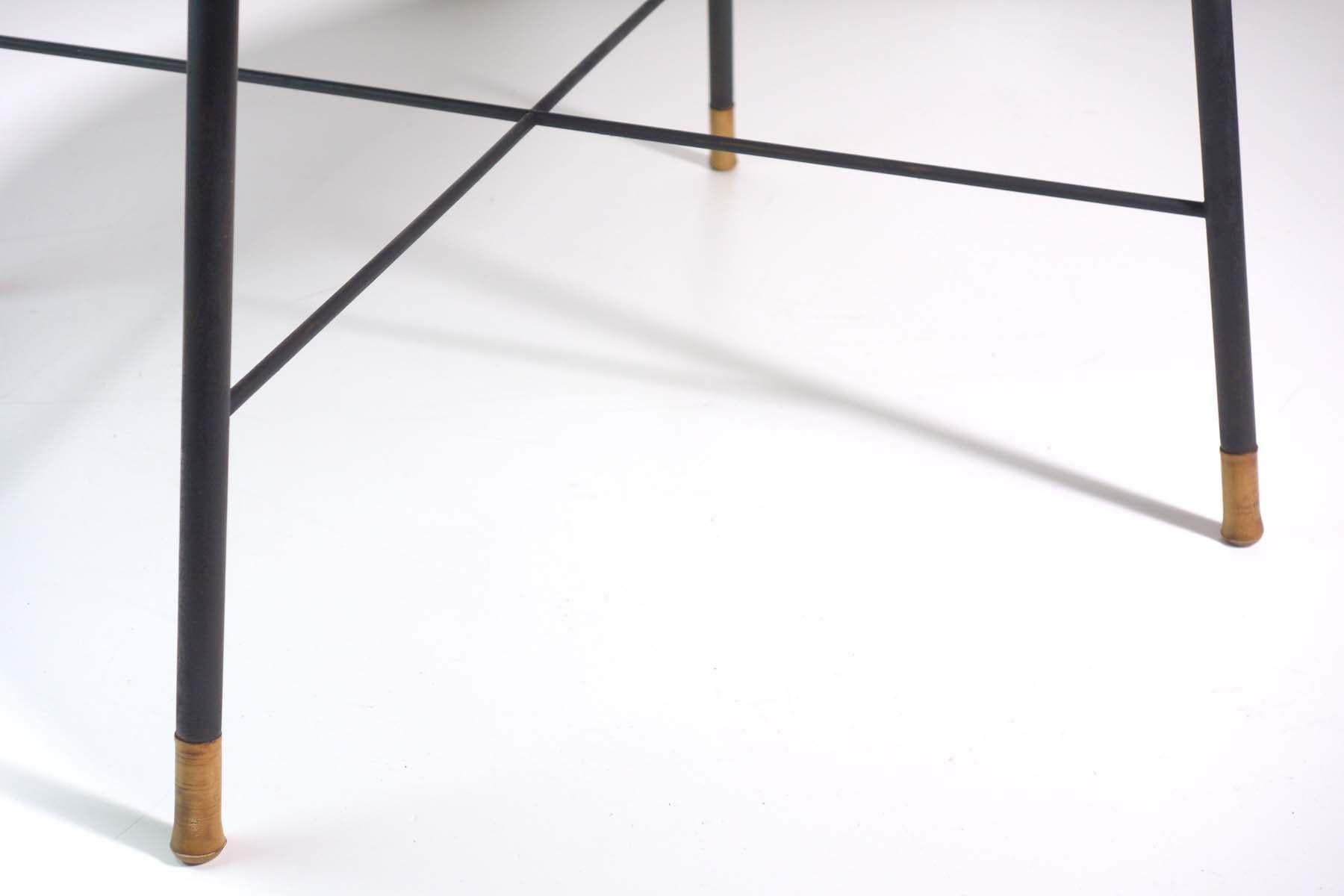 Mid-20th Century 1950 Ico Parisi Cassina Table basse au design italien du milieu du siècle en vente