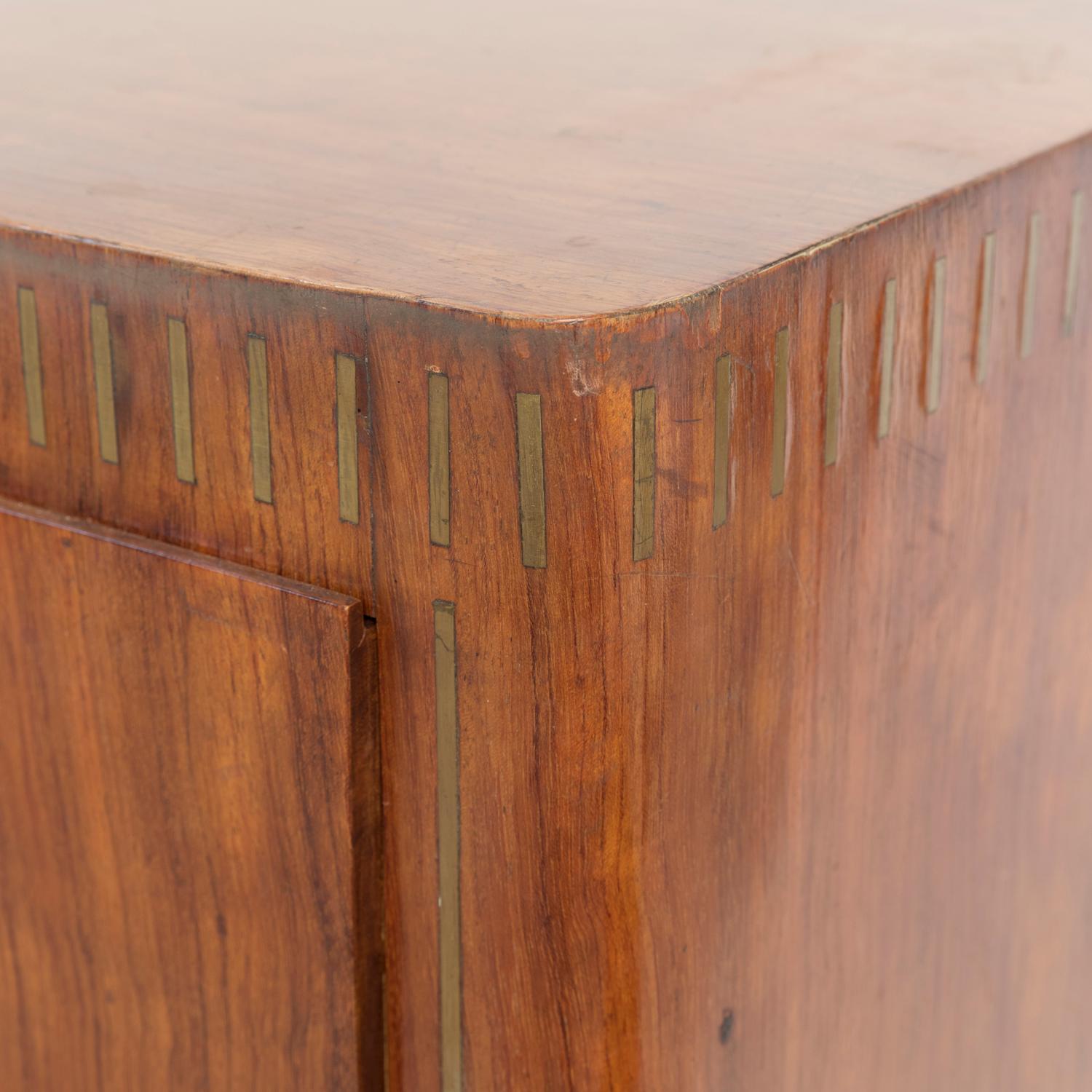 1950 Inlaid Sideboard by Giovanni Gariboldi for Colli, Rosewood Sycomore Brass 4