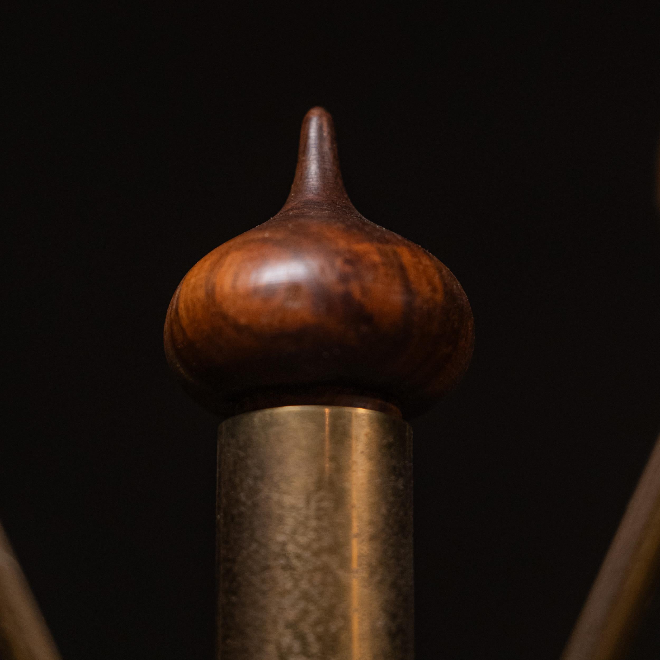 Ottone Appendiabiti in ferro e ottone di Azucena Apendiabiti del 1950 in vendita