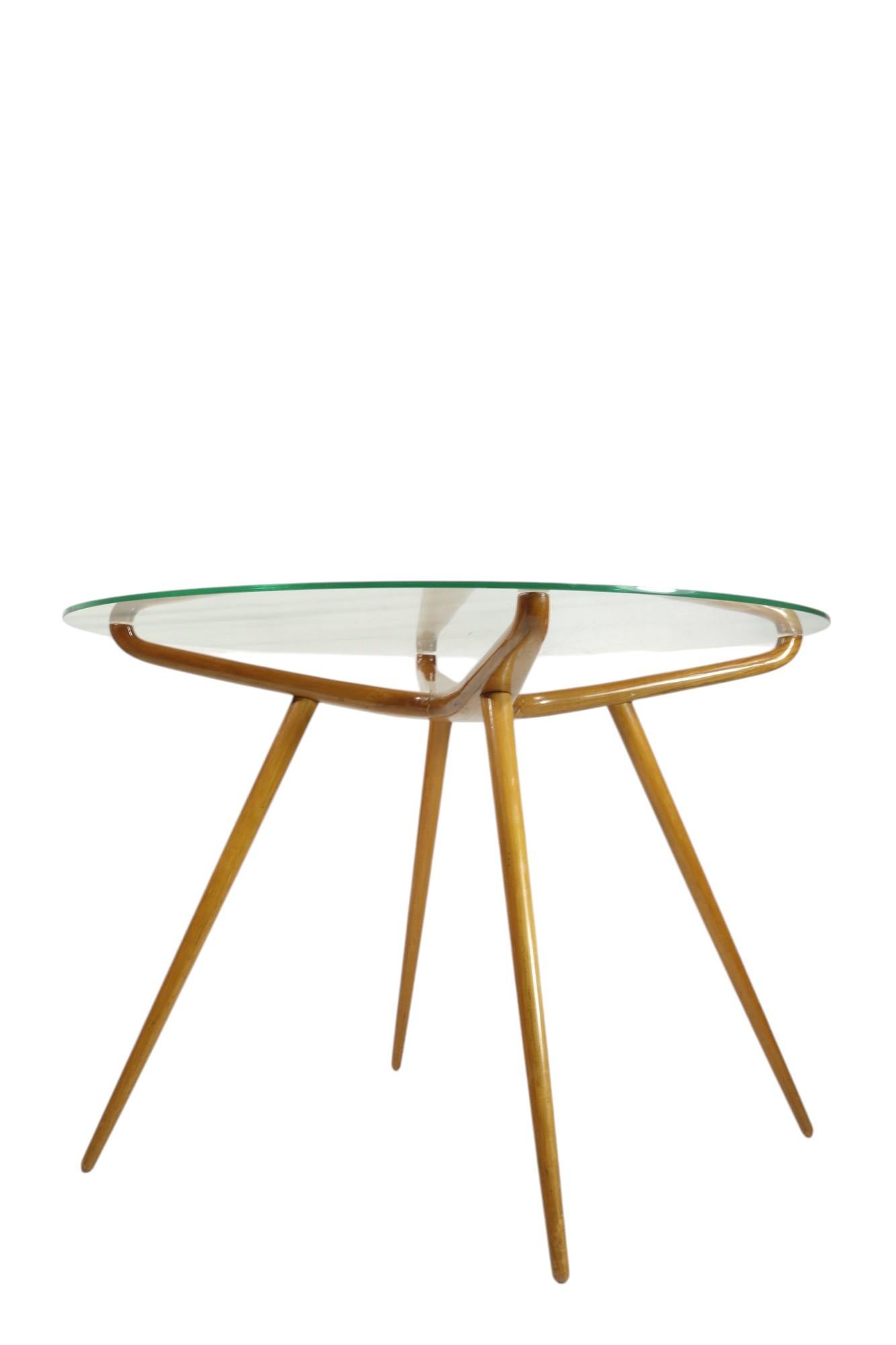 1950 Italienisches Design Mid Century Modern Ico Parisi Stil Couchtisch im Angebot 5