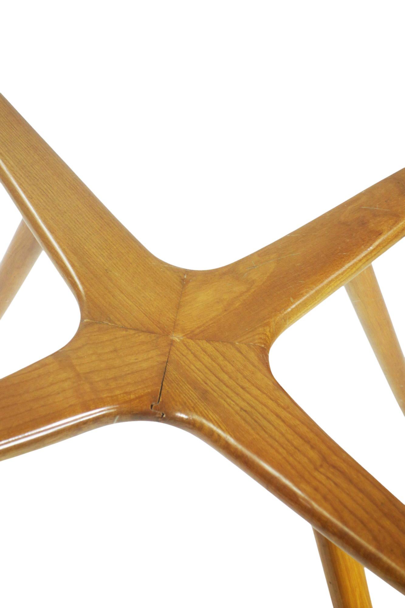 1950 Italienisches Design Mid Century Modern Ico Parisi Stil Couchtisch im Angebot 8