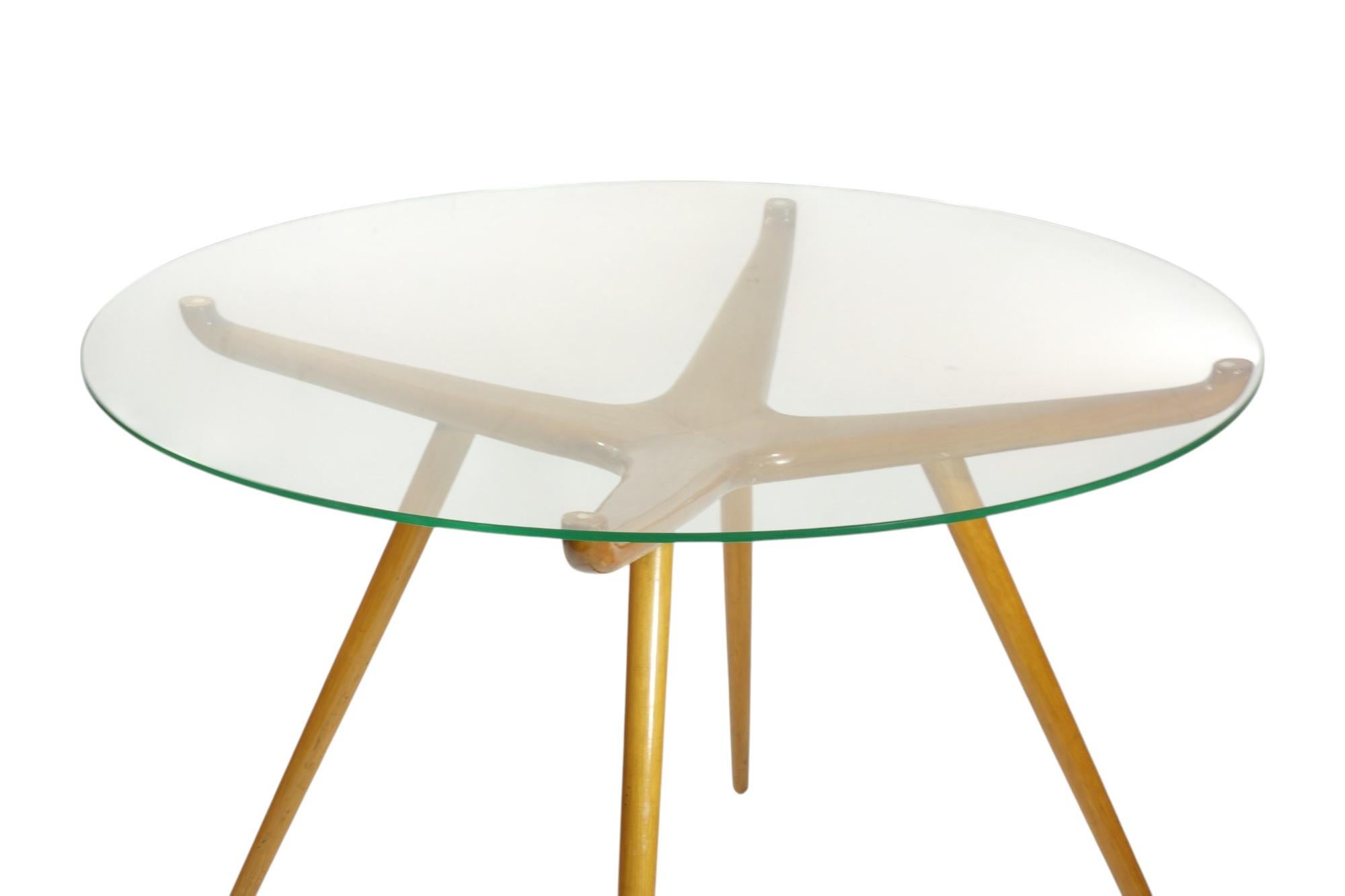 1950 Italienisches Design Mid Century Modern Ico Parisi Stil Couchtisch im Angebot 1