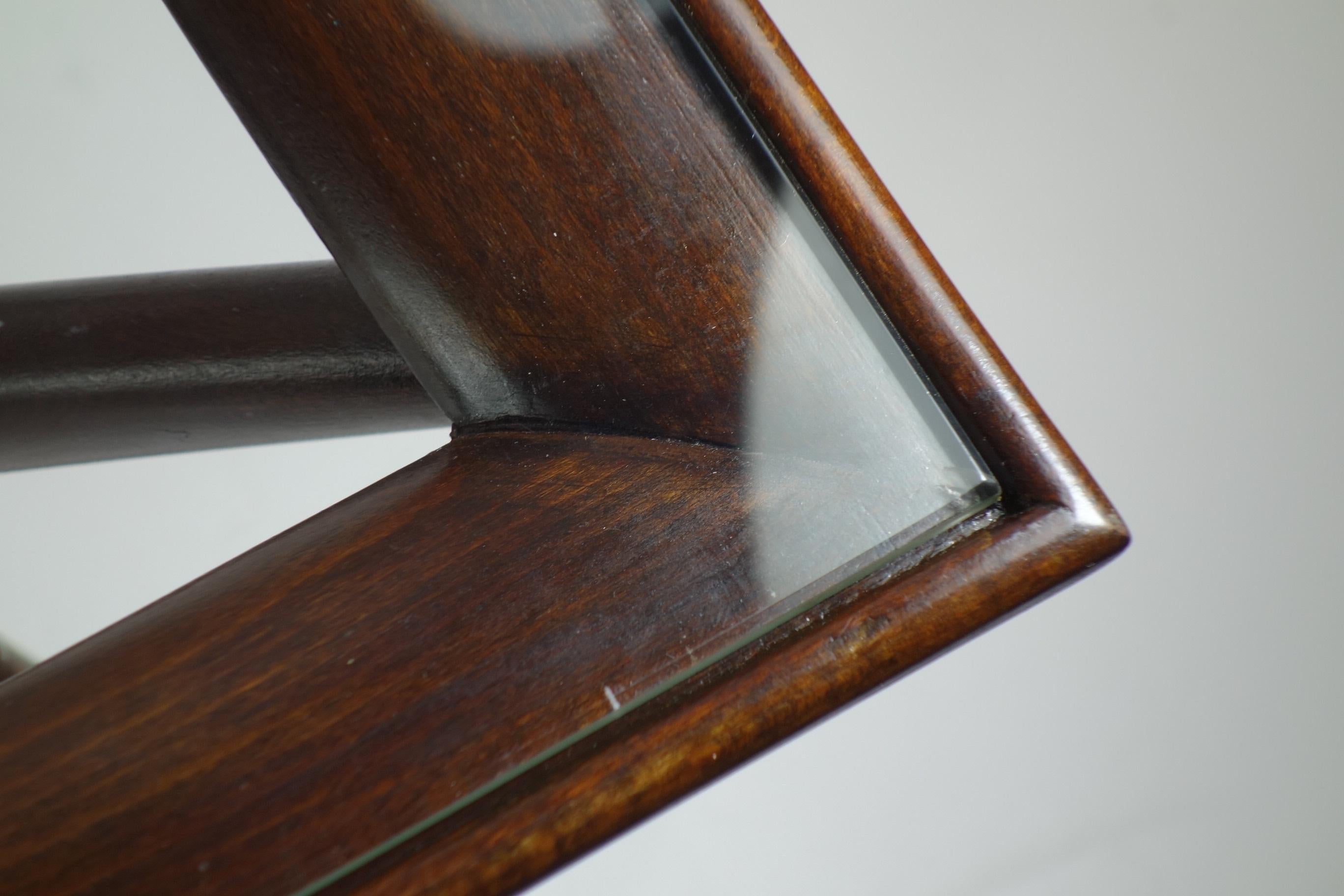 1950 Italienischer Mid Century Modernist Design Ico Parisi Stil Wood Couchtisch im Angebot 8