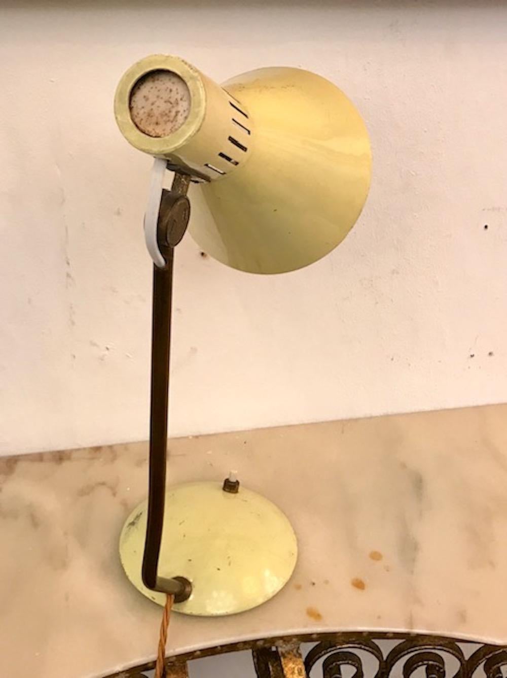 Mid-20th Century 1950 Italian Stilnovo Table Lamp For Sale