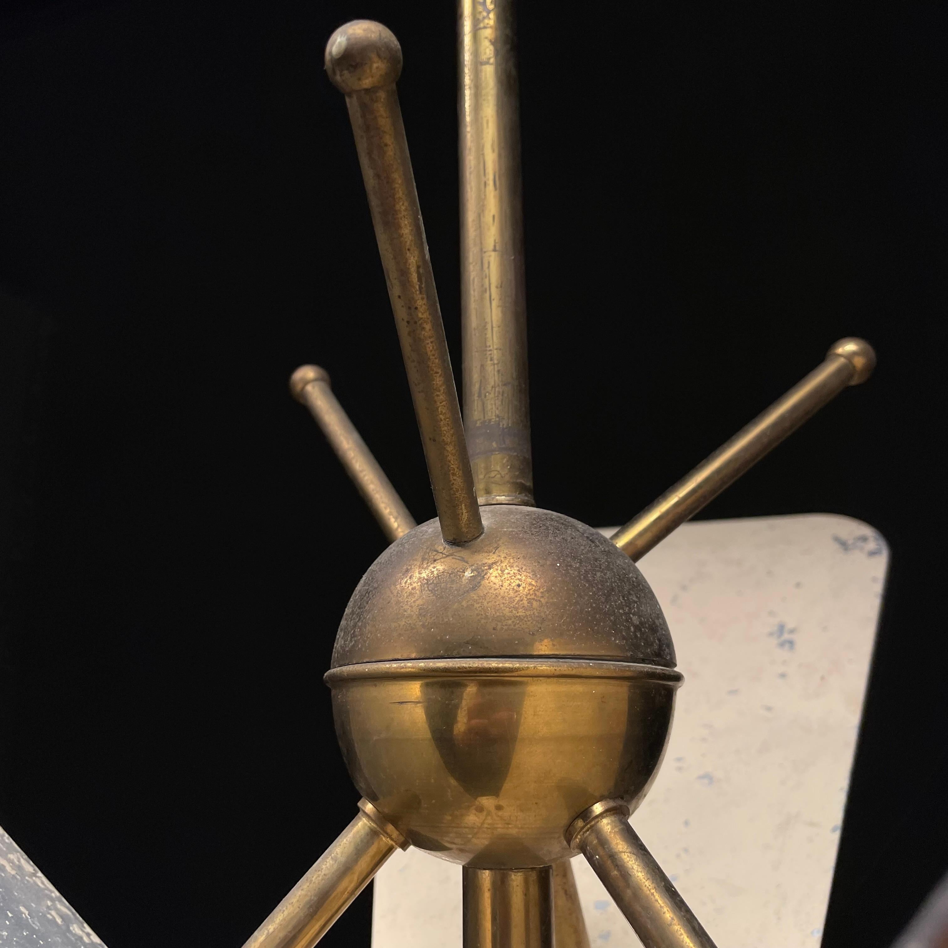 1950 Kobis and Lorence Reflector Hanging ceiling Lamp 3