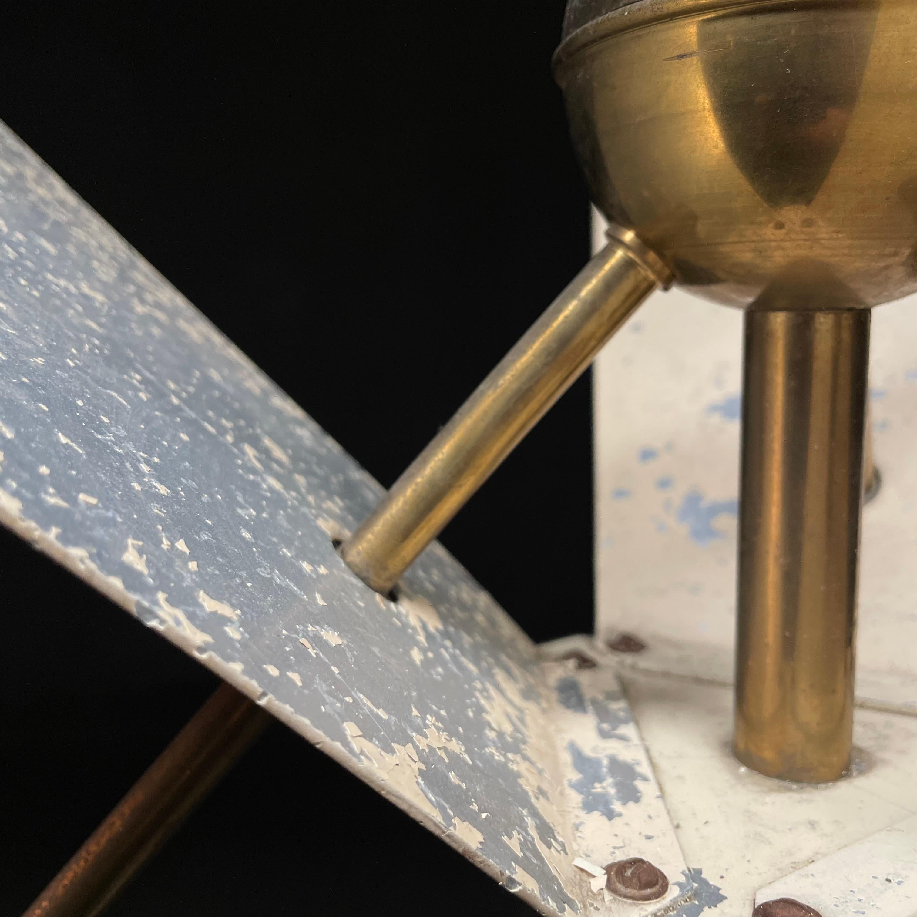 1950 Kobis and Lorence Reflector Hanging ceiling Lamp 5
