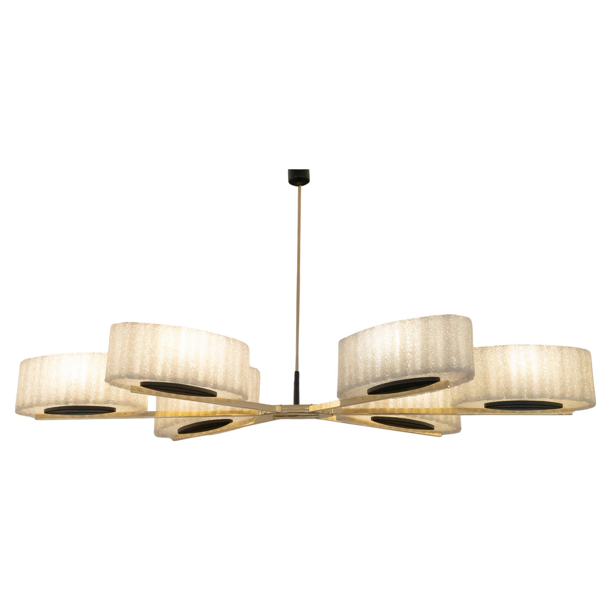 1950 Grande lampadario della Maison Arlus in vendita 1