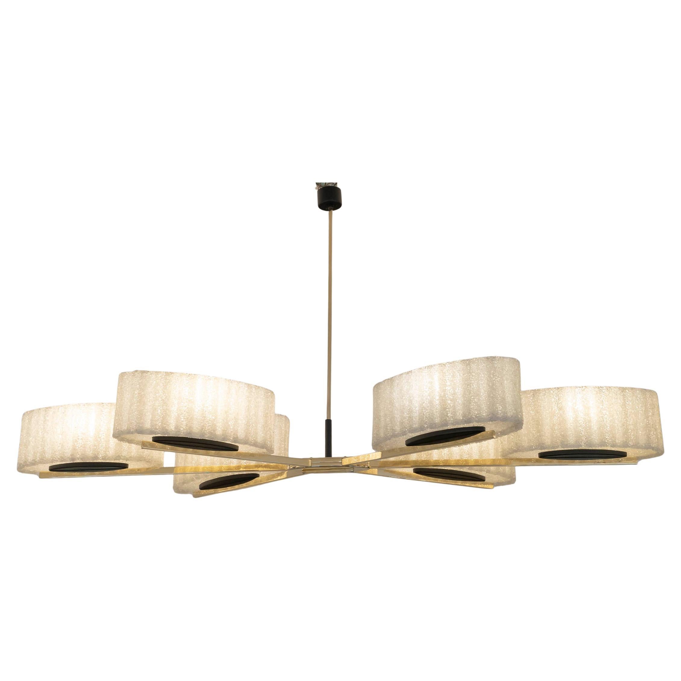 1950 Grande lampadario della Maison Arlus in vendita
