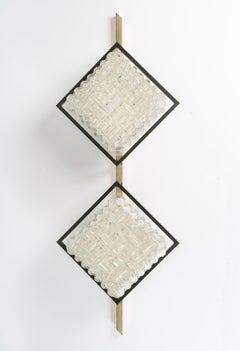 1950 Großes Paar Wandleuchter von Maison Lunel