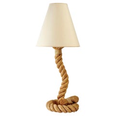 1950 Large Rope Lamp by Audoux and Minet