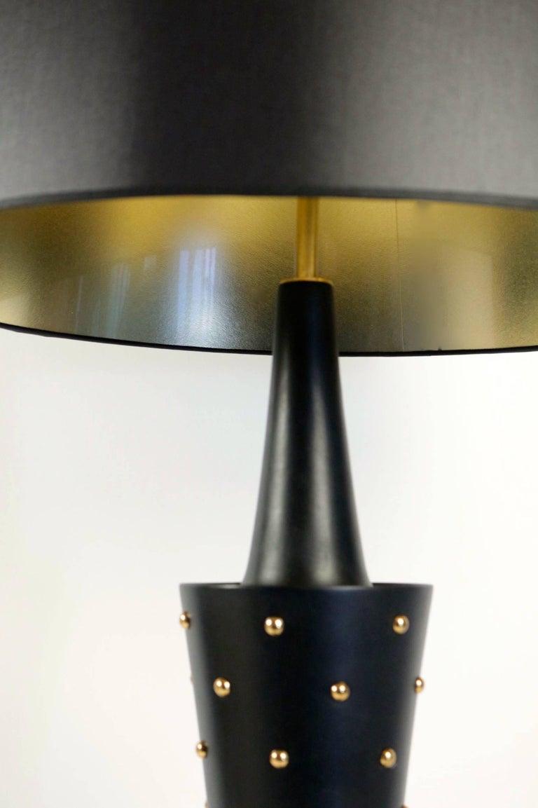 italien Grande lampe de bureau Stilnovo des annes 1950, tiquette d'origine en vente