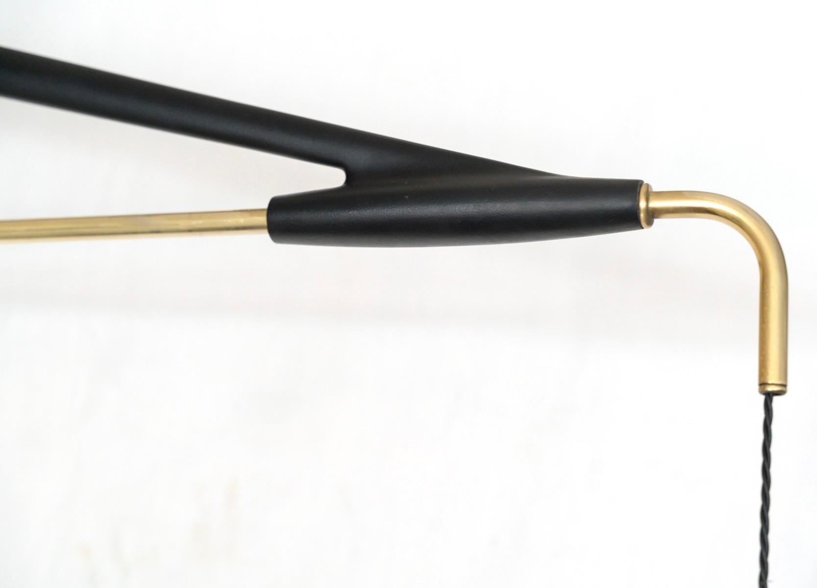 1950 Large wall bracket light by Maison Arlus In Good Condition For Sale In Saint-Ouen, FR