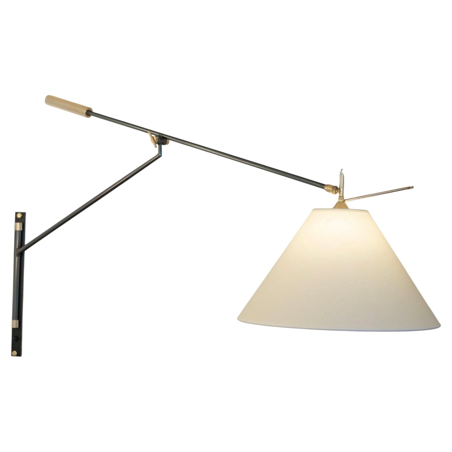 1950 Large wall lamp by Maison Arlus