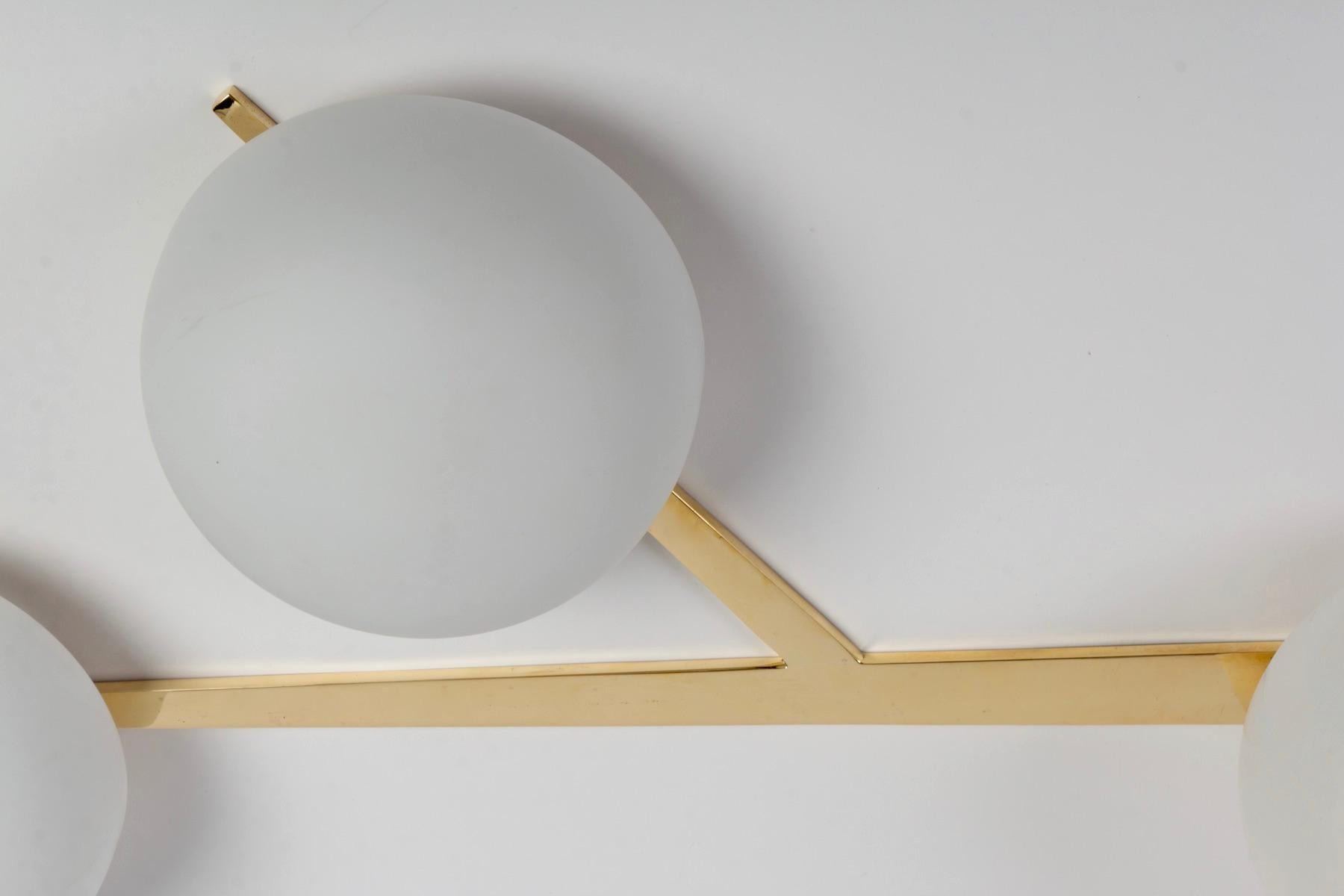 Mid-20th Century 1950 Lunel Large Wall Lamp René Mathieu