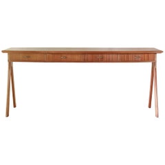 1950 Mahogany Vintage Console Table