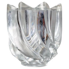 1950 Marc Lalique - Vase Eguzon Crystal