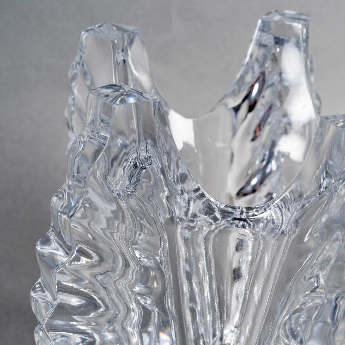 1950 Marc Lalique - Vaso di cristallo Mandragon In condizioni buone in vendita a Boulogne Billancourt, FR