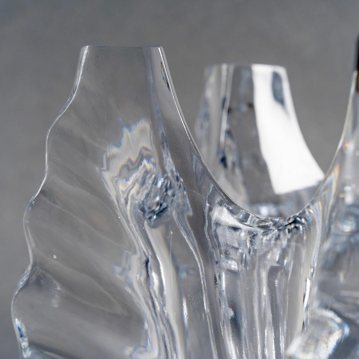 Cristallo 1950 Marc Lalique - Vaso di cristallo Mandragon in vendita
