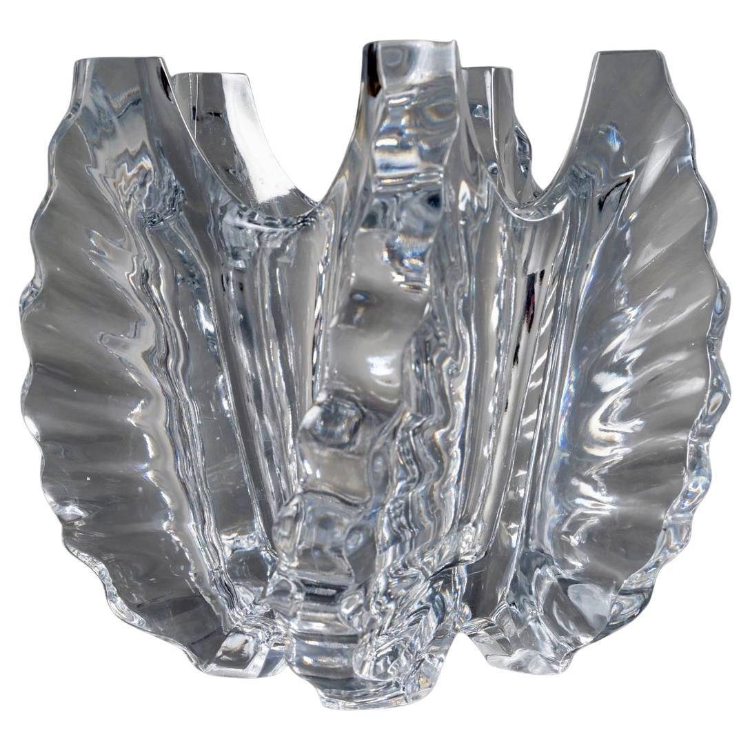 1950 Marc Lalique - Vaso di cristallo Mandragon in vendita