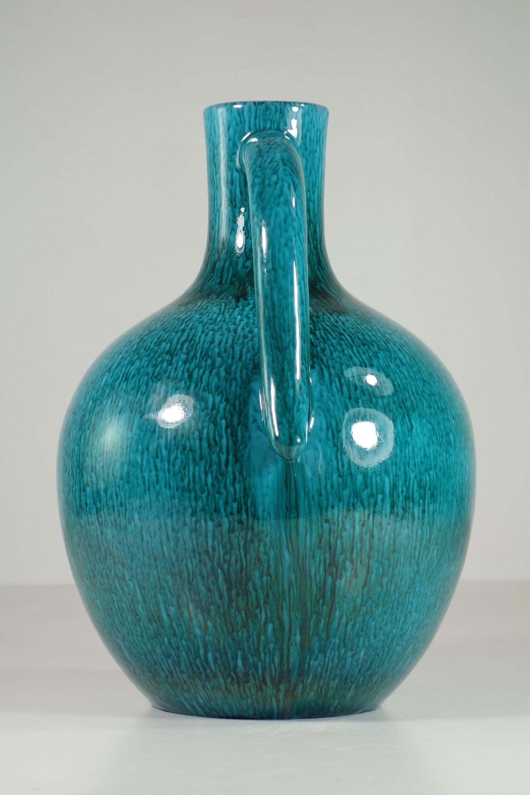 Mid-20th Century 1950 Marcello Fantoni Italian Mid Century Modern Ceramic Vase For Sale