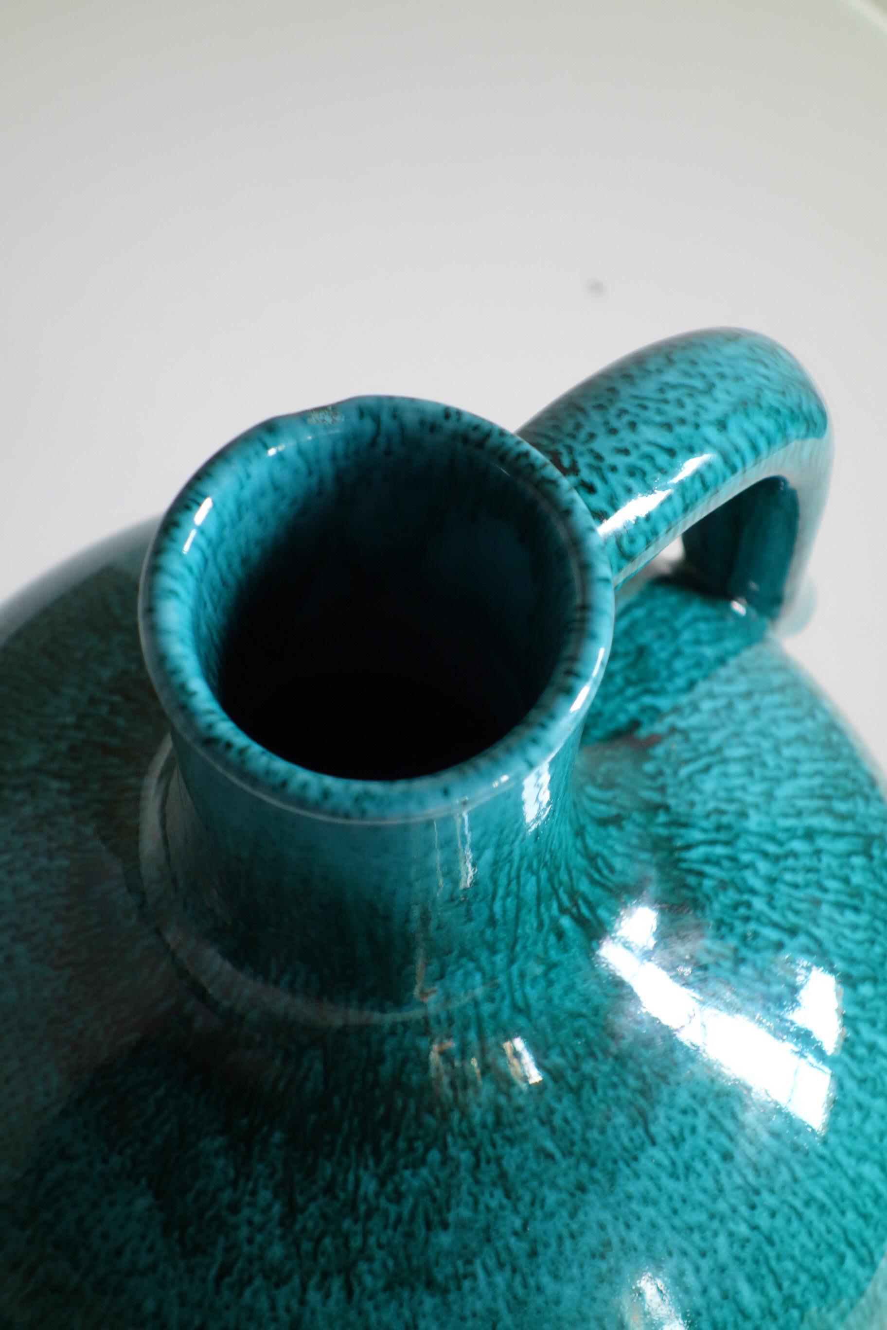 1950 Marcello Fantoni Italian Mid Century Modern Ceramic Vase For Sale 4