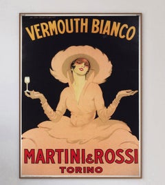 1950 Martini & Rosso Original Vintage Poster