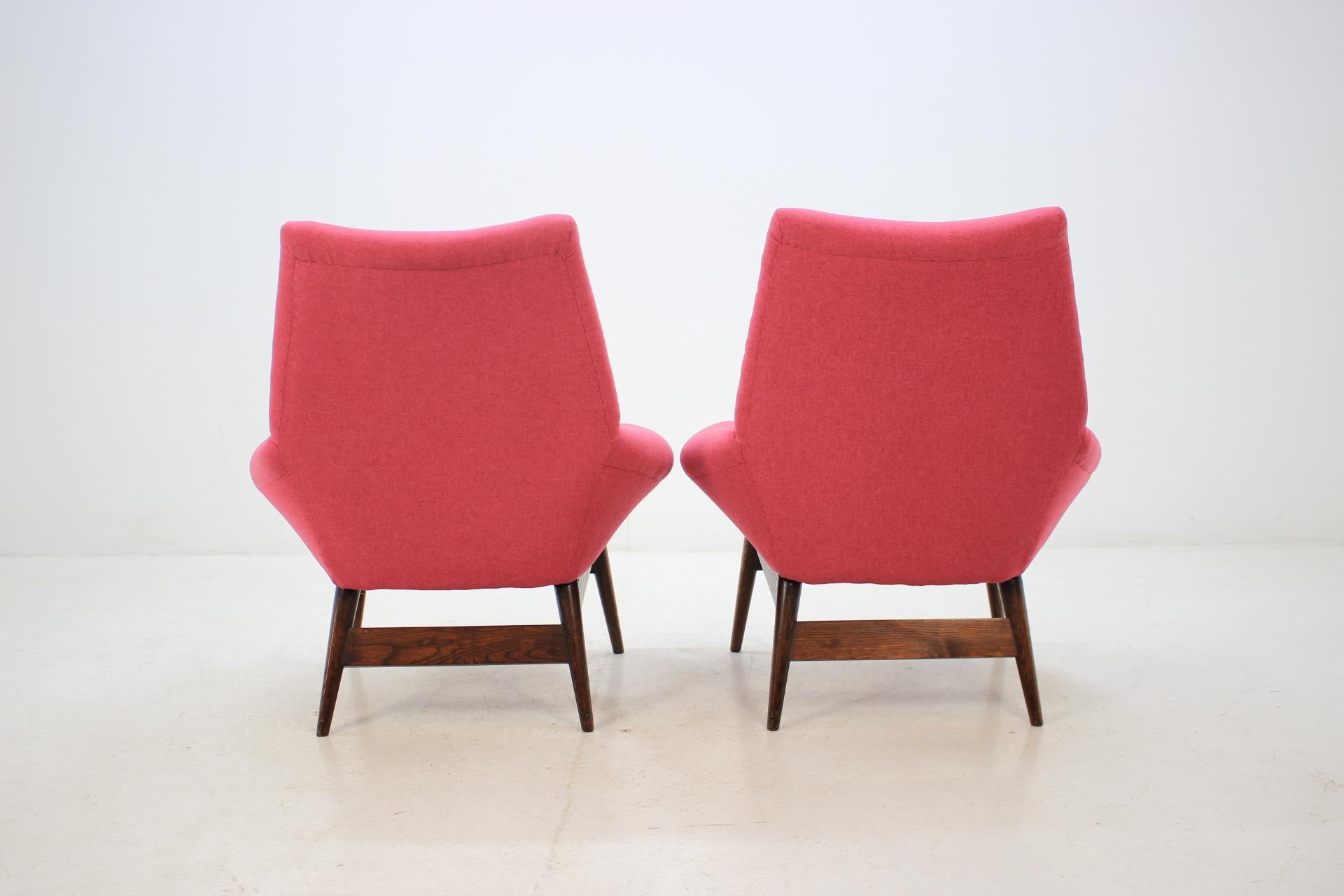 1950 Miroslav Navratil Lounge Chair, Set of 2 1