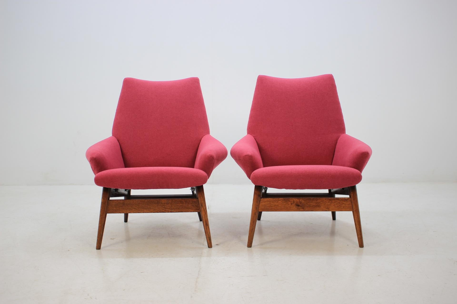 1950 Miroslav Navratil Lounge Chair, Set of 2 2