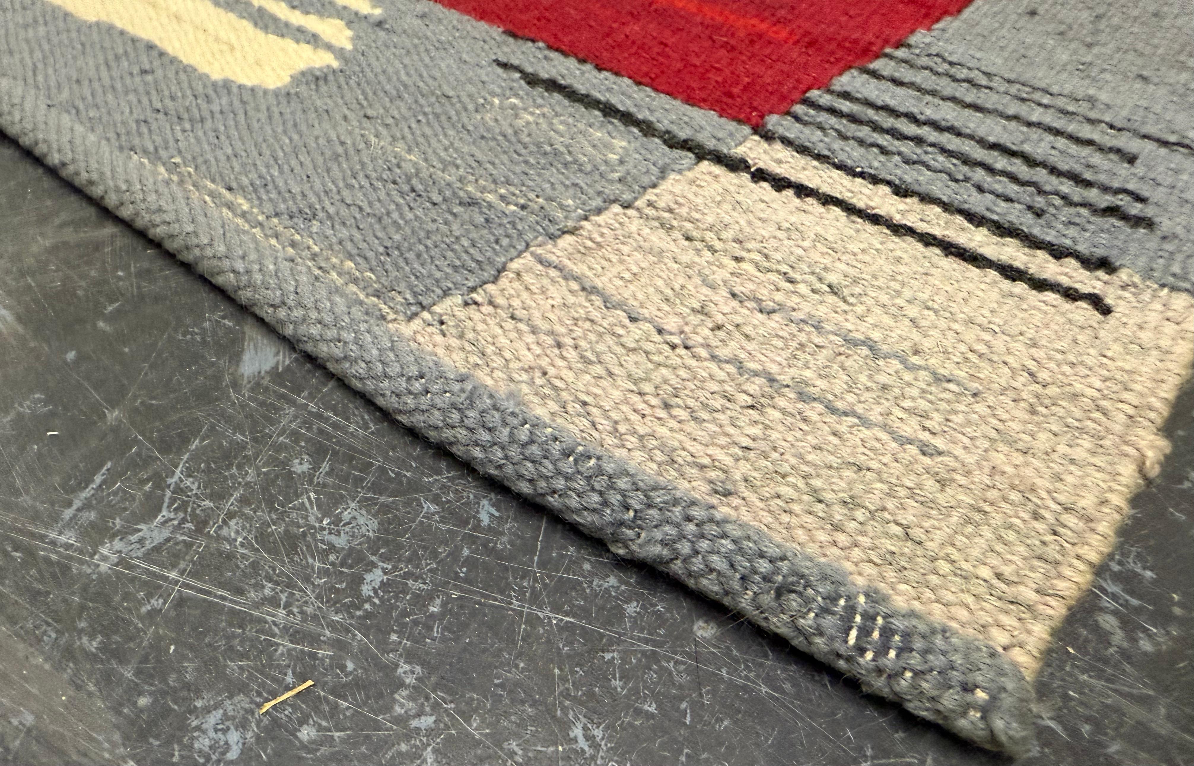 Tapis d'artiste moderniste 1950 en vente 2