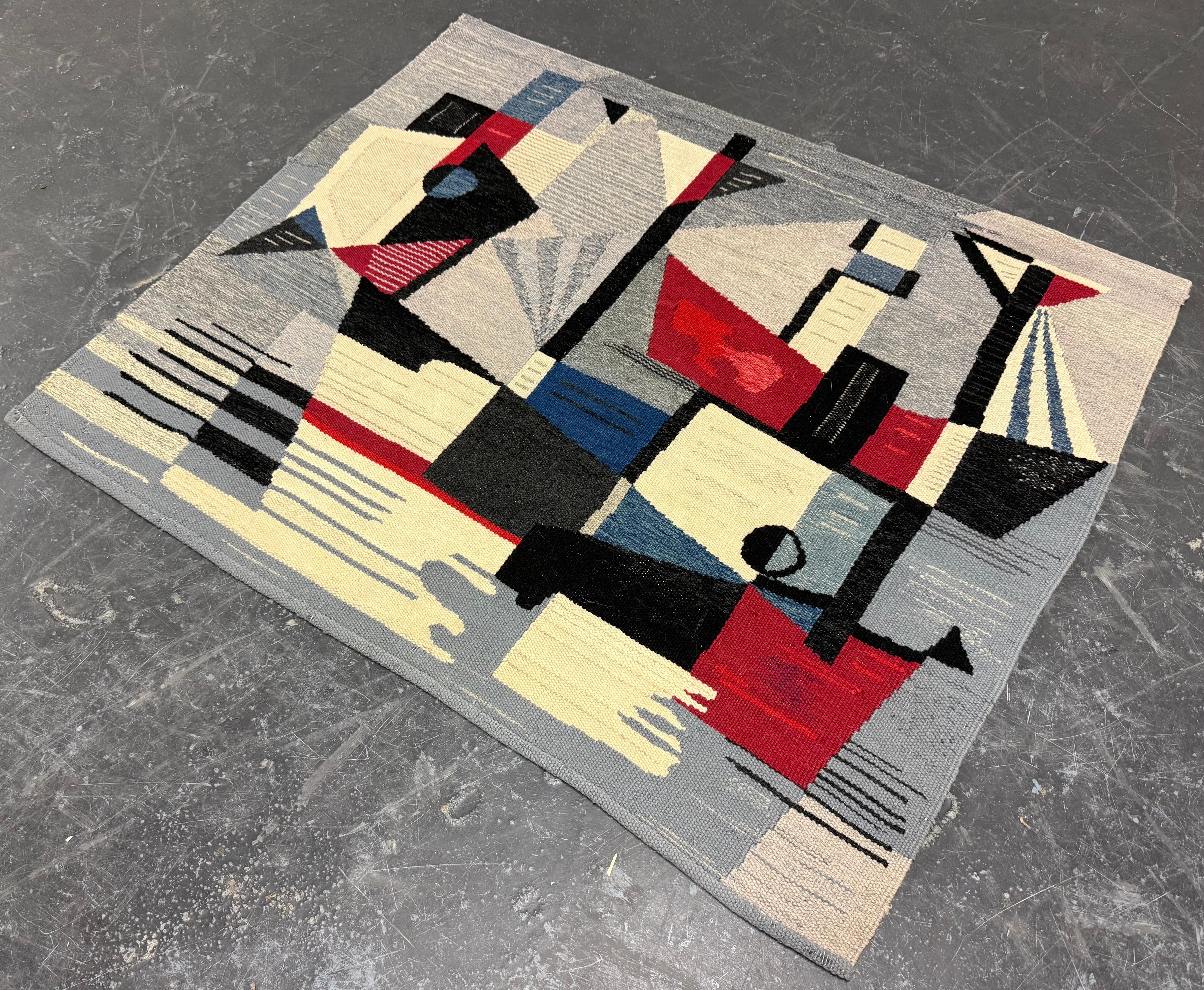 Tapis d'artiste moderniste 1950 en vente 5