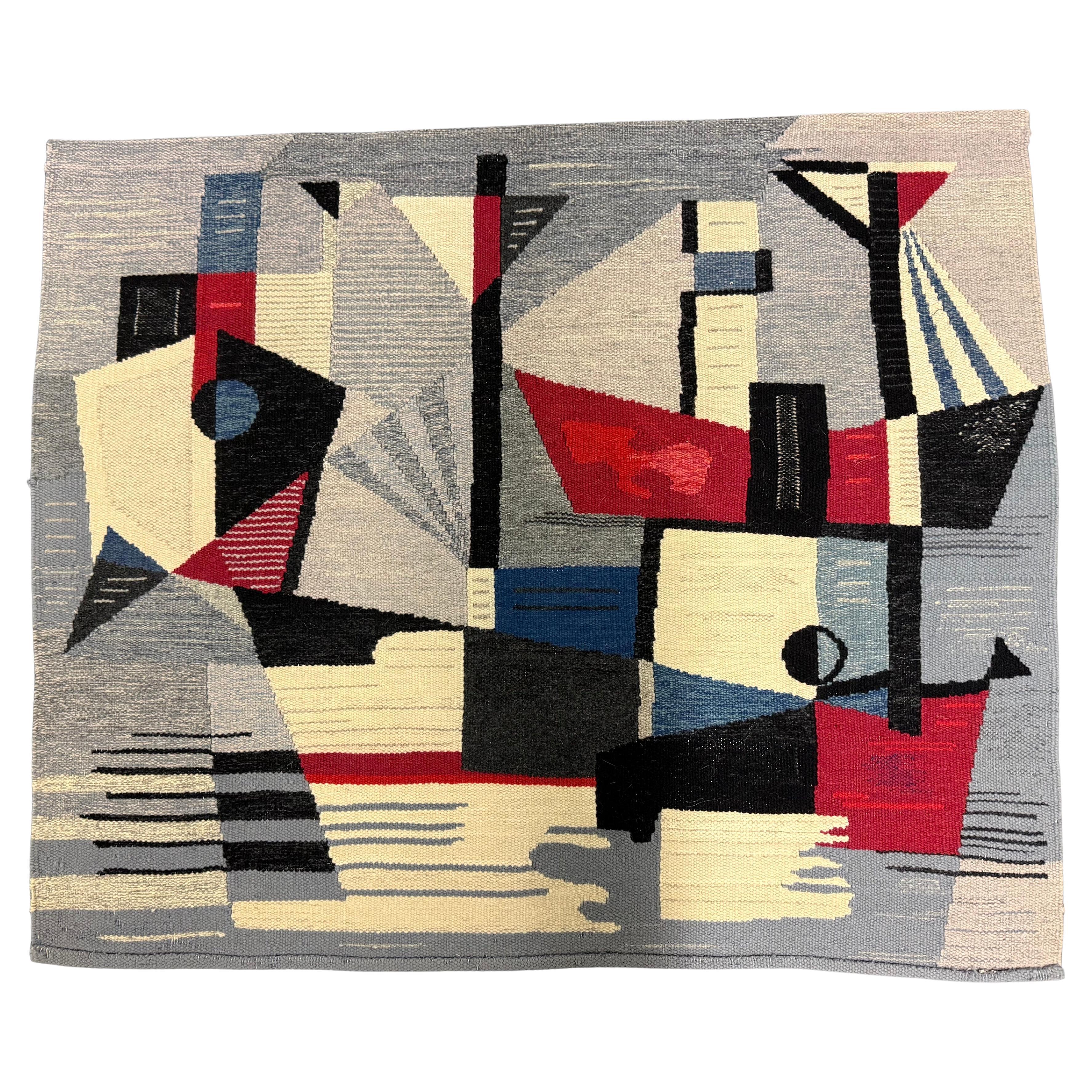 Tapis d'artiste moderniste 1950 en vente