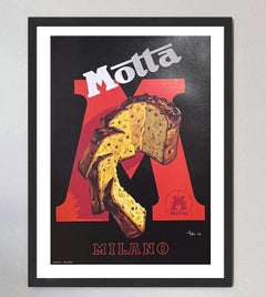1950 Motta Milano Panettone Original Vintage Poster