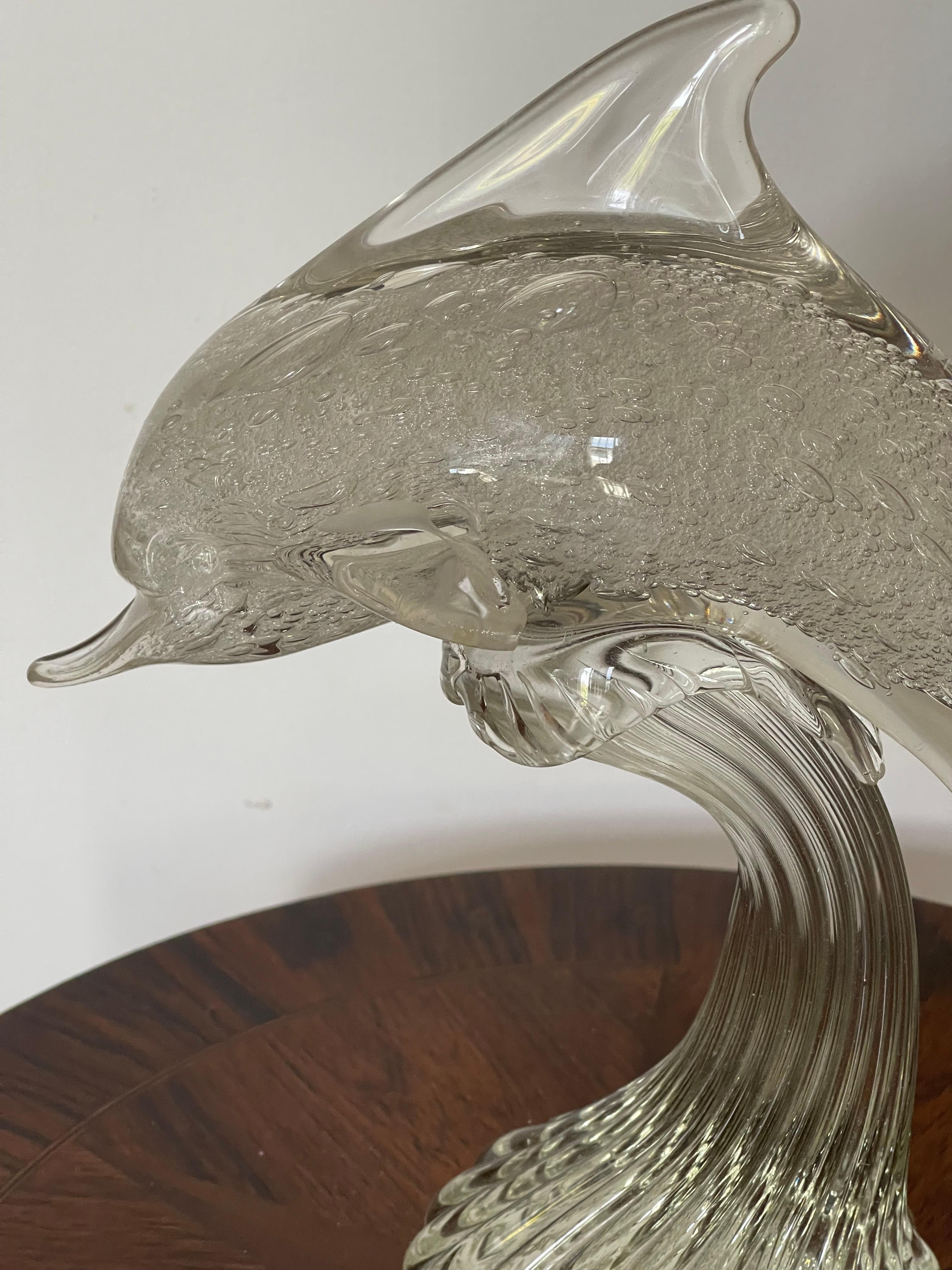 1950 Delfín de cristal de Murano en Bueno estado para la venta en Boca Raton, FL