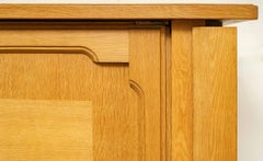 1950 Oak Cabinet Model 'Bouvine' by Guillerme et Chambron by Votre Maison
