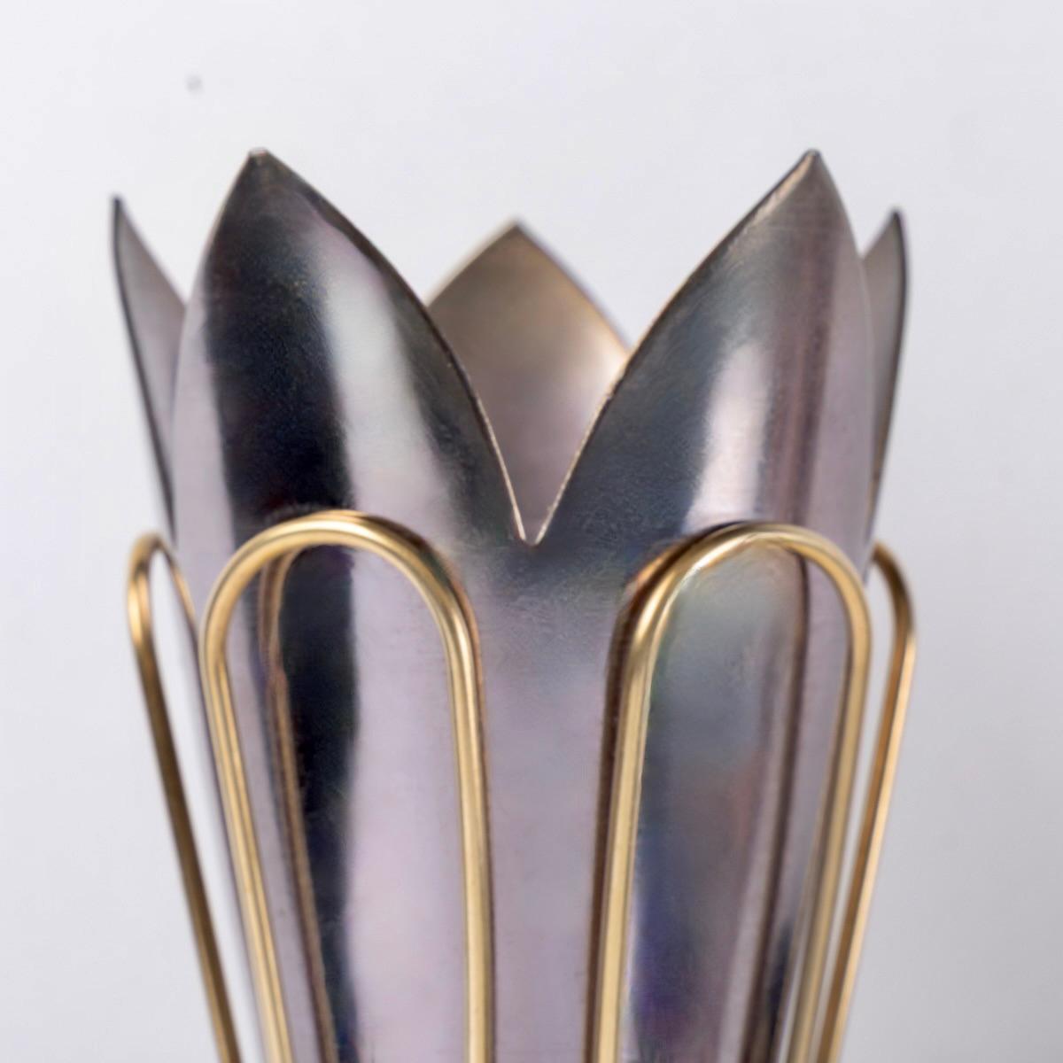 Laiton Paire d'appliques originales de 1950 par Marcel Asselbur en vente