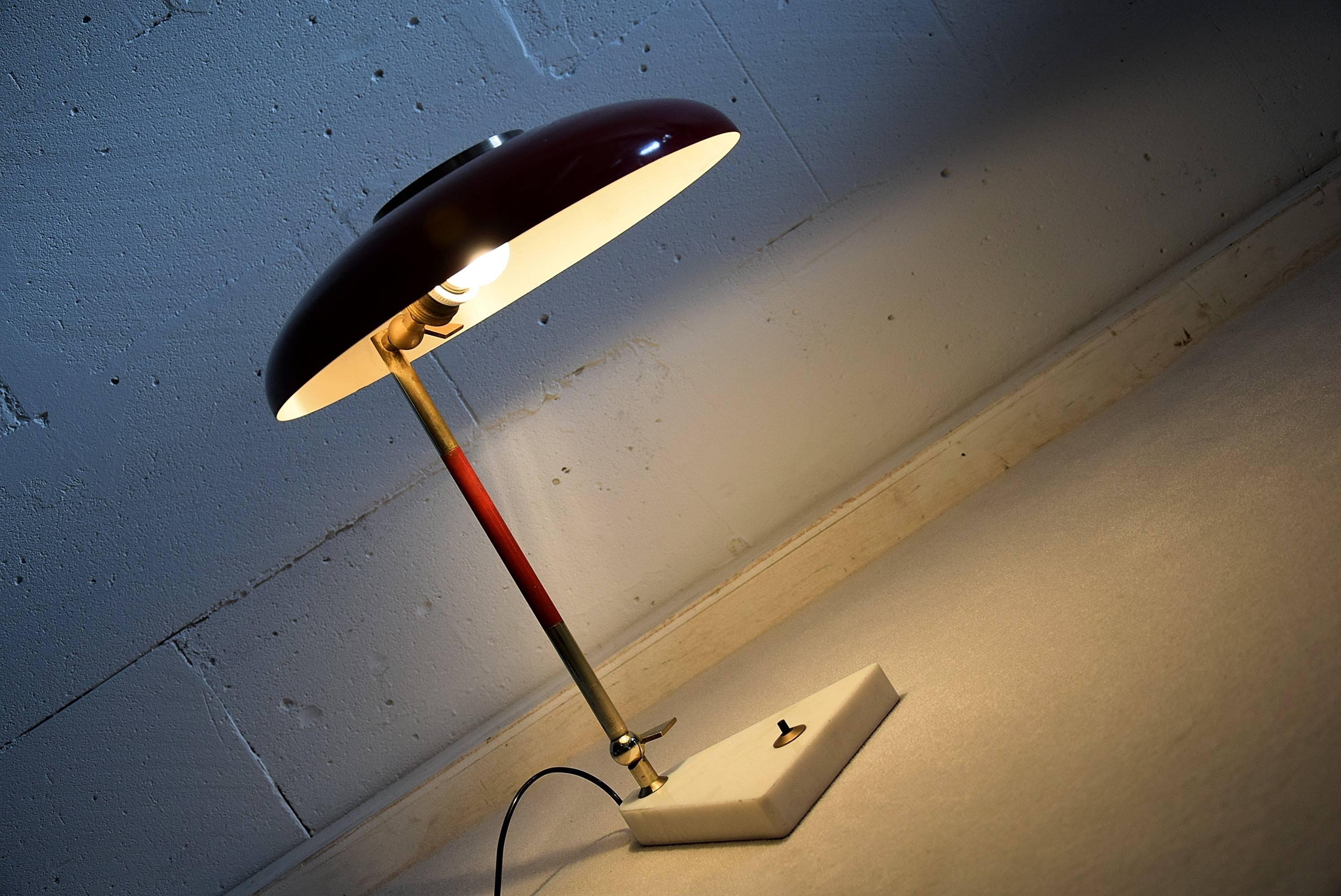 Mid Century Modern Oscar Torlasco  Italian Table Lamp for Lumi 1