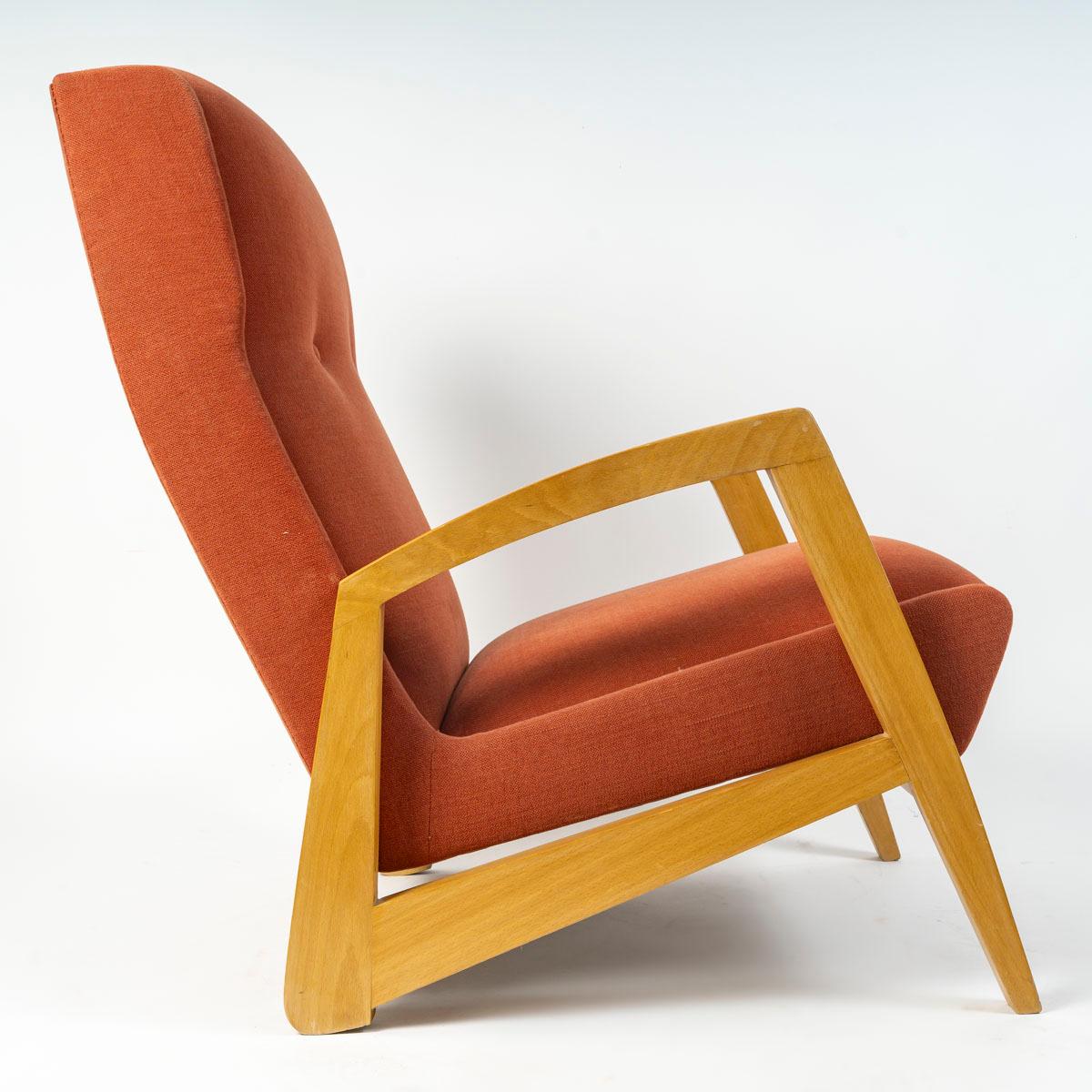 1950 Paire de Fauteuils Modèle FS144 par Jean René Caillette Editions Steiner en vente 1