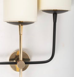 1950 Pair of asymmetrical sconces from the Maison d'Arlus