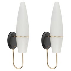 1950 Pair of Maison Lunel Wall Lights