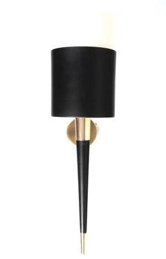 1950 Paire d'appliques orientables Maison Arlus