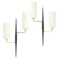 1950 Pair of Sconces Maison Arlus