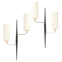 1950 Pair of Sconces Maison Arlus