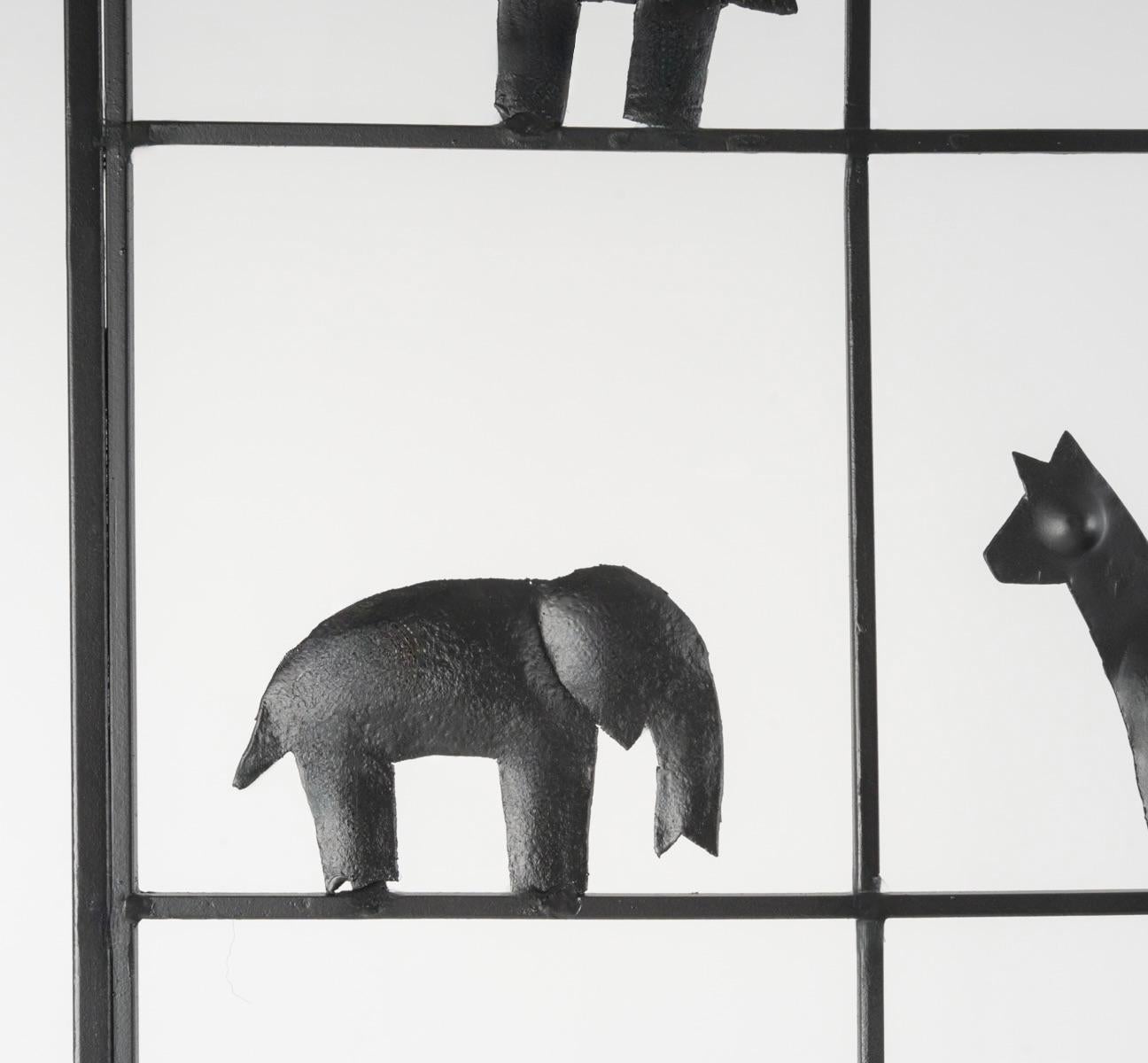 1950 Pair of Screens Atelier Marolles & Jean Touret For Sale 2