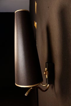 1950 Pair of 'Sun' wall lights from Maison Arlus