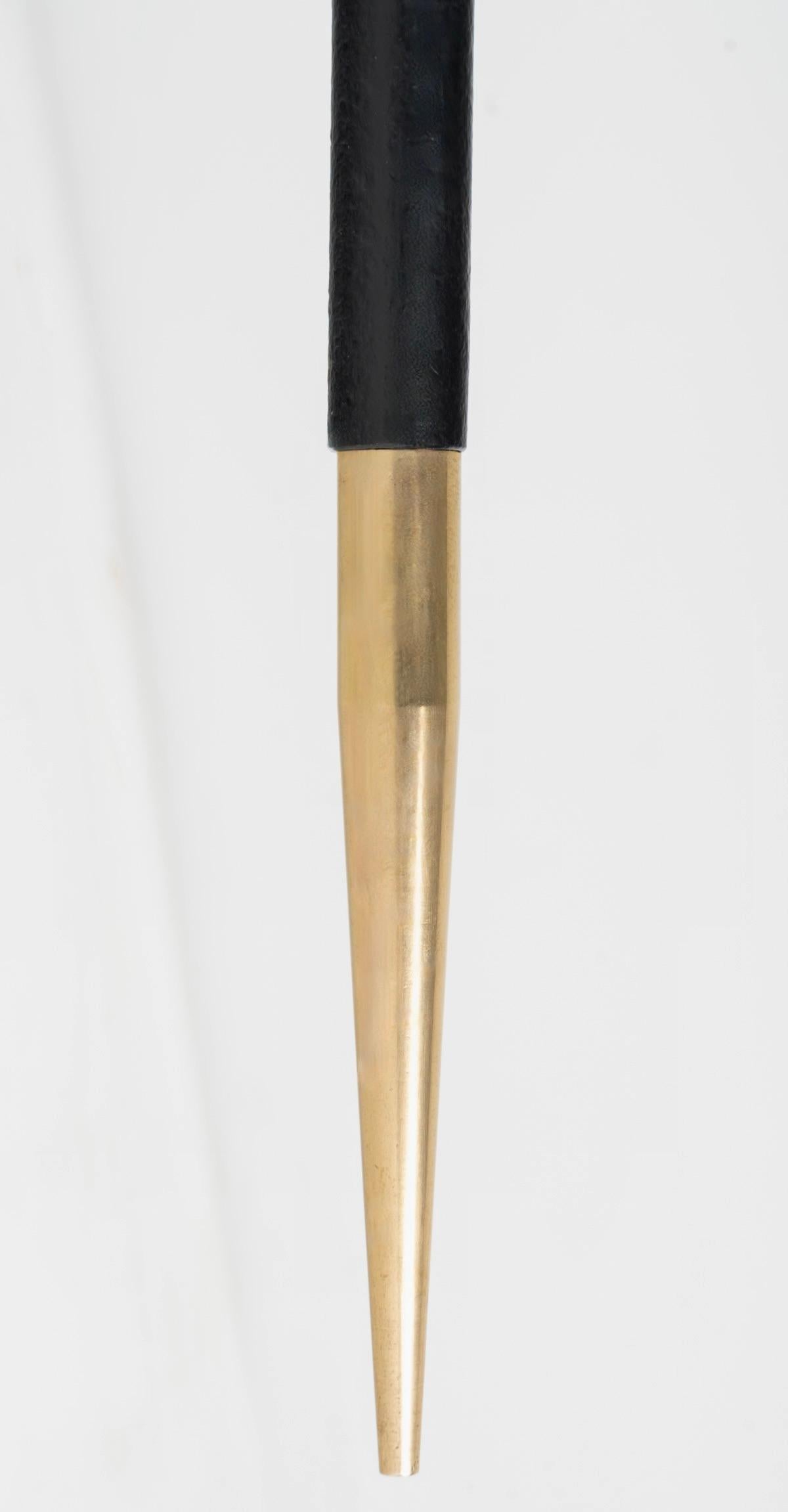 Mid-20th Century 1950 Pair of Torchère Wall Lamps Maison Arlus For Sale