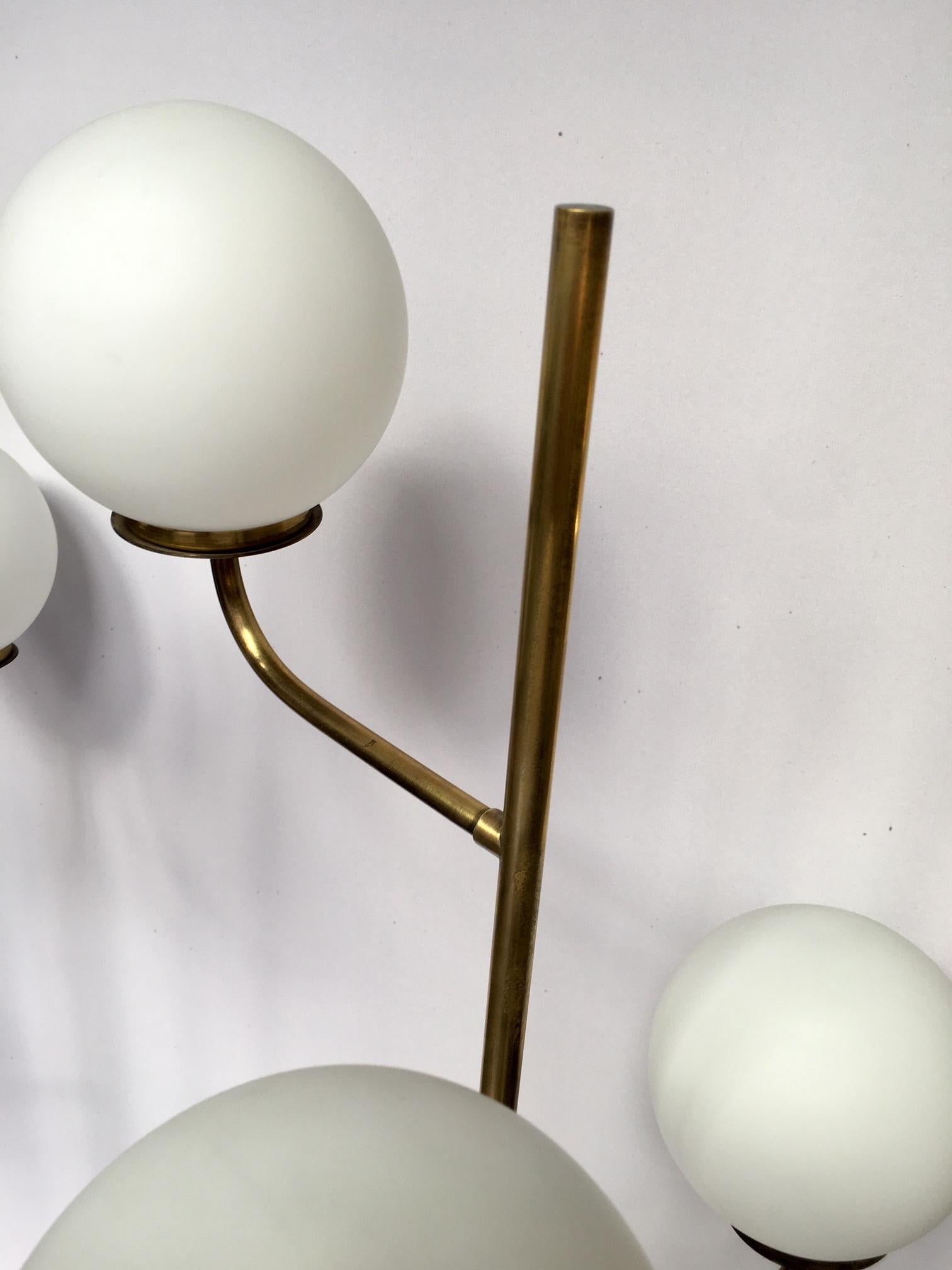  Pair of Mid-Centyry Triple Lighting Floor Lamps by Maison Lunel 1