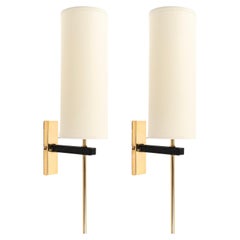 1950 Pair of Wall Lamps of the House of Arlus